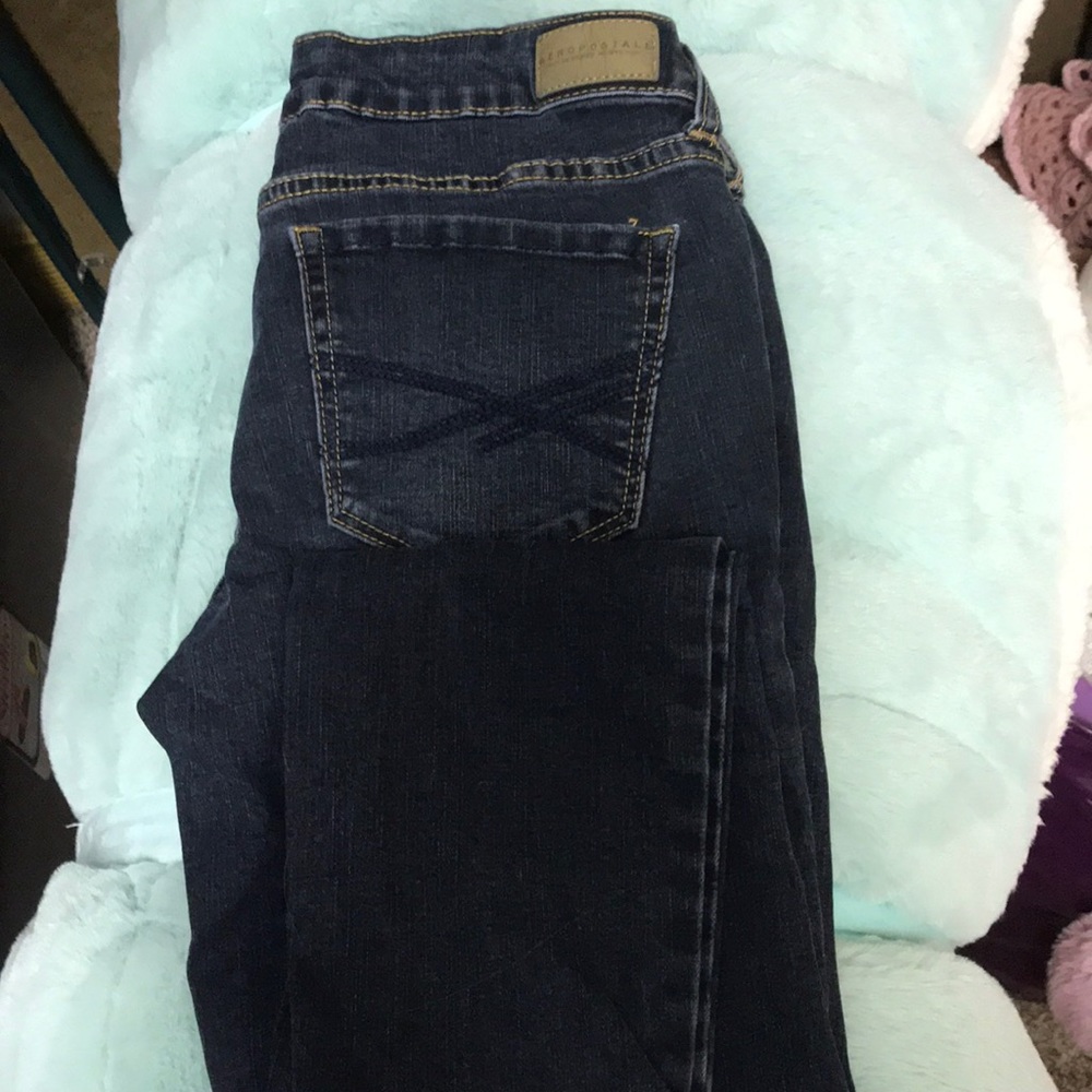 Aeropostale jeggings dark wash